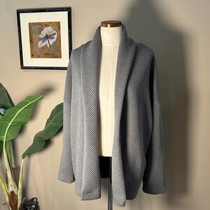 Fabletics Vanessa Quilted Cardigan in gray